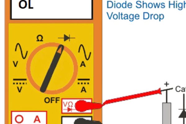 how to test a diode with a multimeter