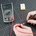 Diode testing with multimeter